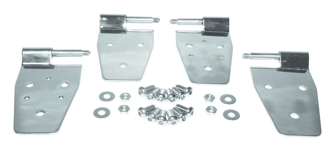 Crown Automotive RT34009 Polished Half-Door Hinge Set - image 1