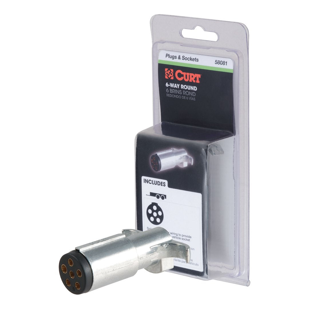 CURT Semi-universal 6 Pin Trailer Wiring Connector (58081)