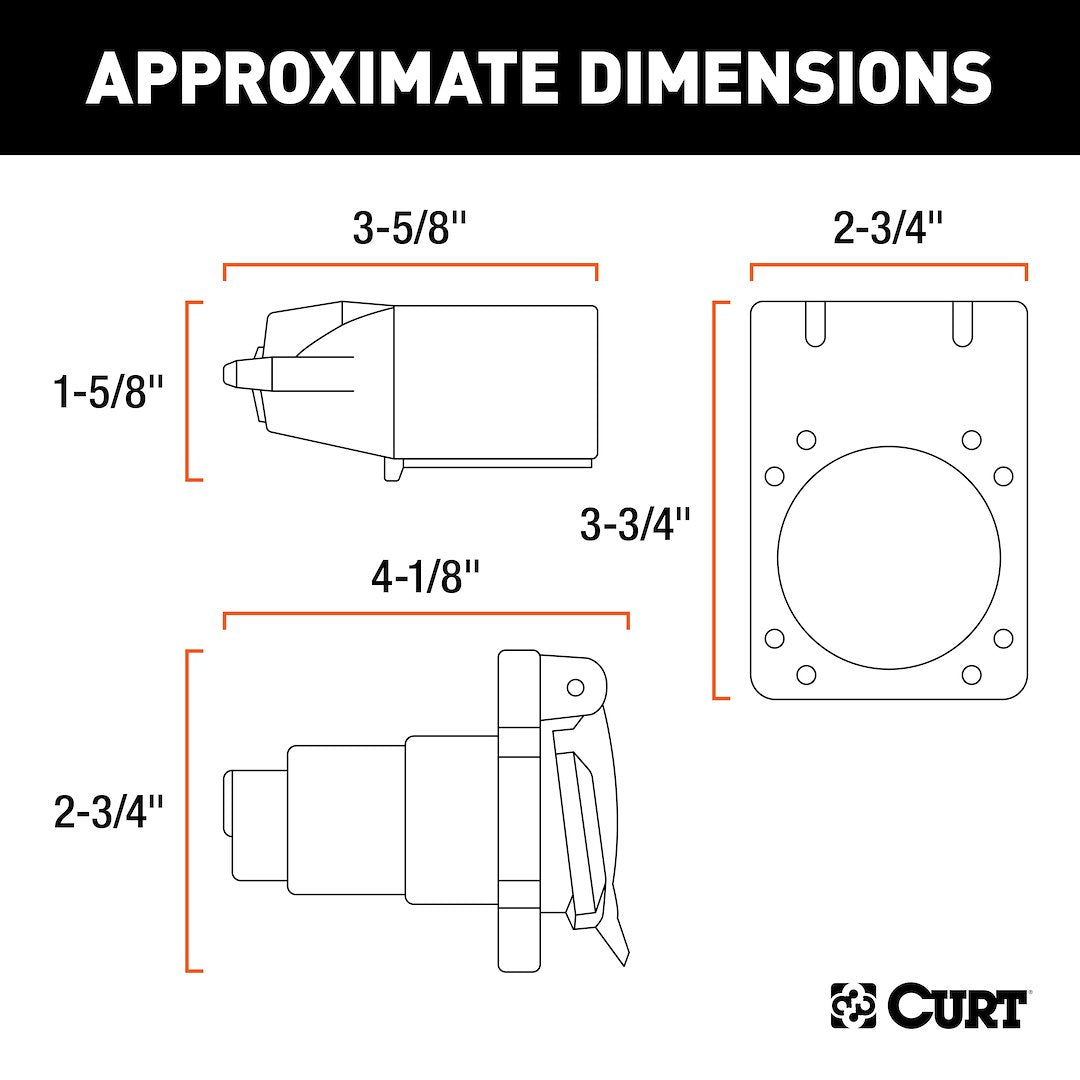 Curt 58152 Trailer Wiring Connector - image 6