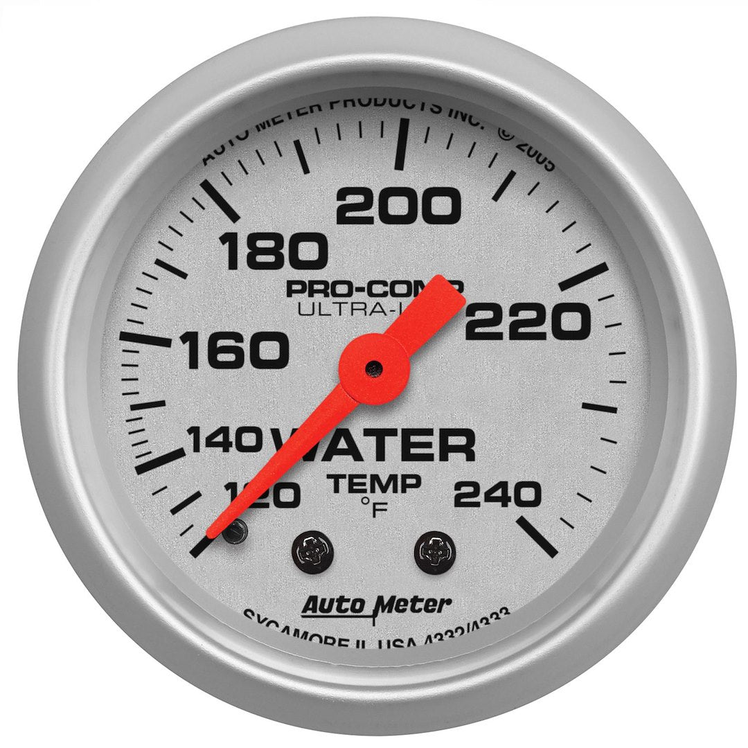 Autometer 4332 Gauge Water Temperature - image 1