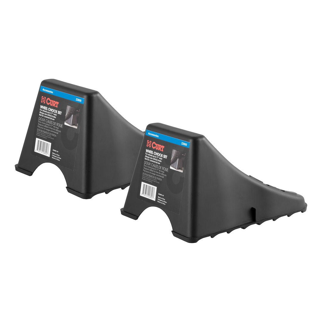 CURT Wheel Chock (22800) – Length: 8-1/4 Inch