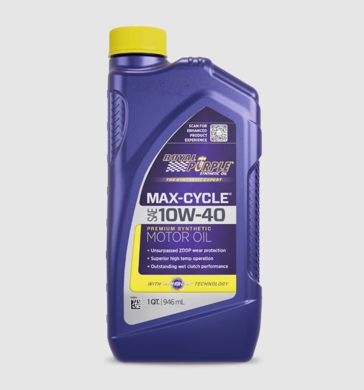 Royal Purple 01315 Max-Cycle 10W-40 Synthetic Oil, 1 Qt