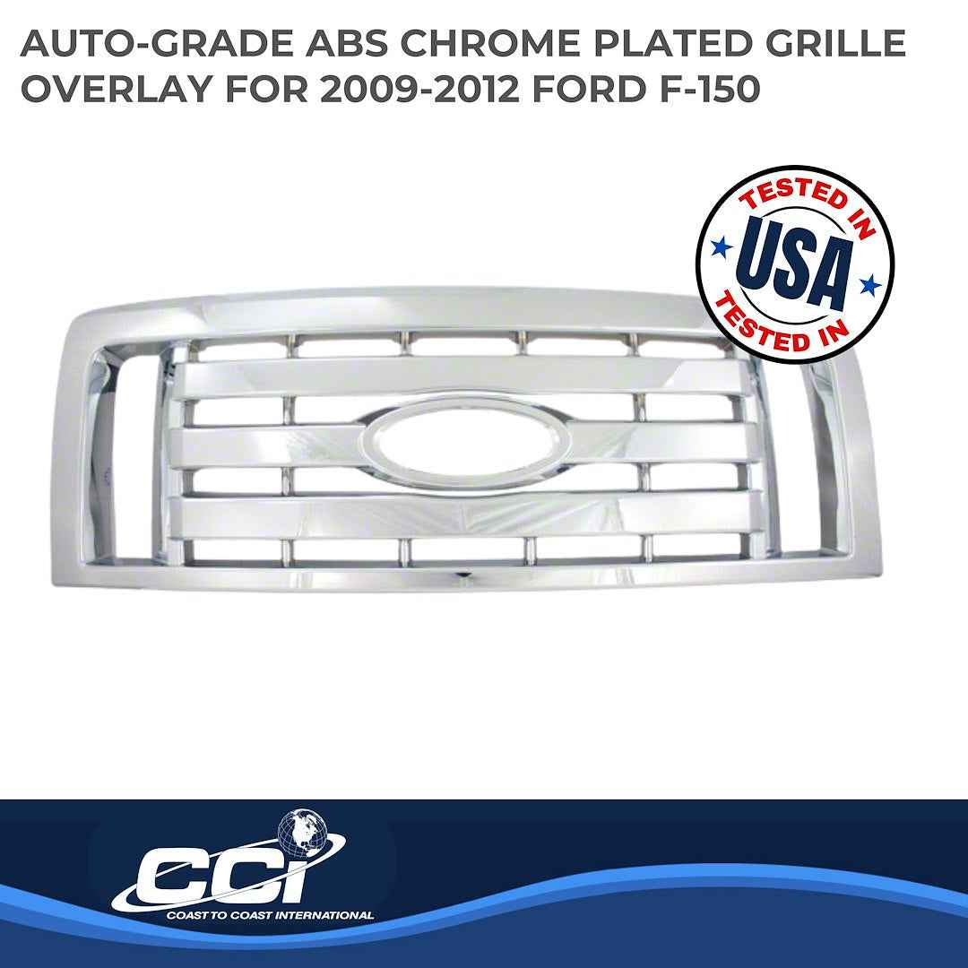 Coast To Coast GI73 F-150 Chrome Grille Overlay