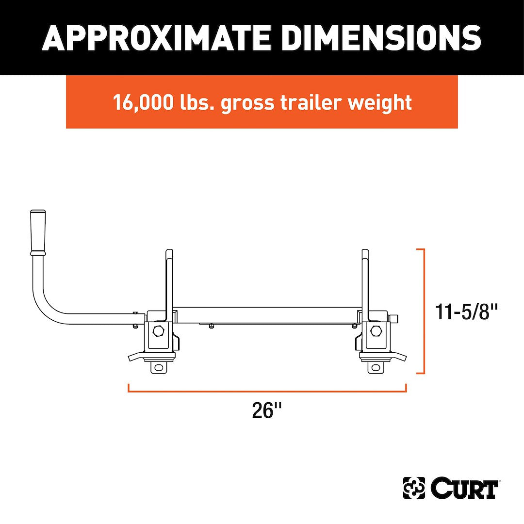Curt 16560 Fifth Wheel Trailer Hitch Slider - image 6