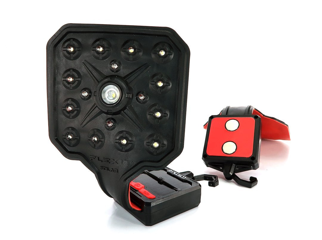 STKR Concepts 00346 FLEXIT Solar Flashlight, 500 Lumens