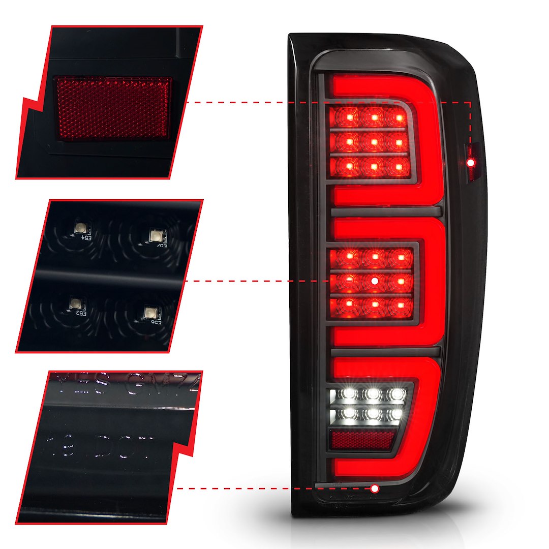 ANZO USA Uses OEM Sockets And Wiring Screw-On Mount LED Tail Light Assembly 311458 - image 2