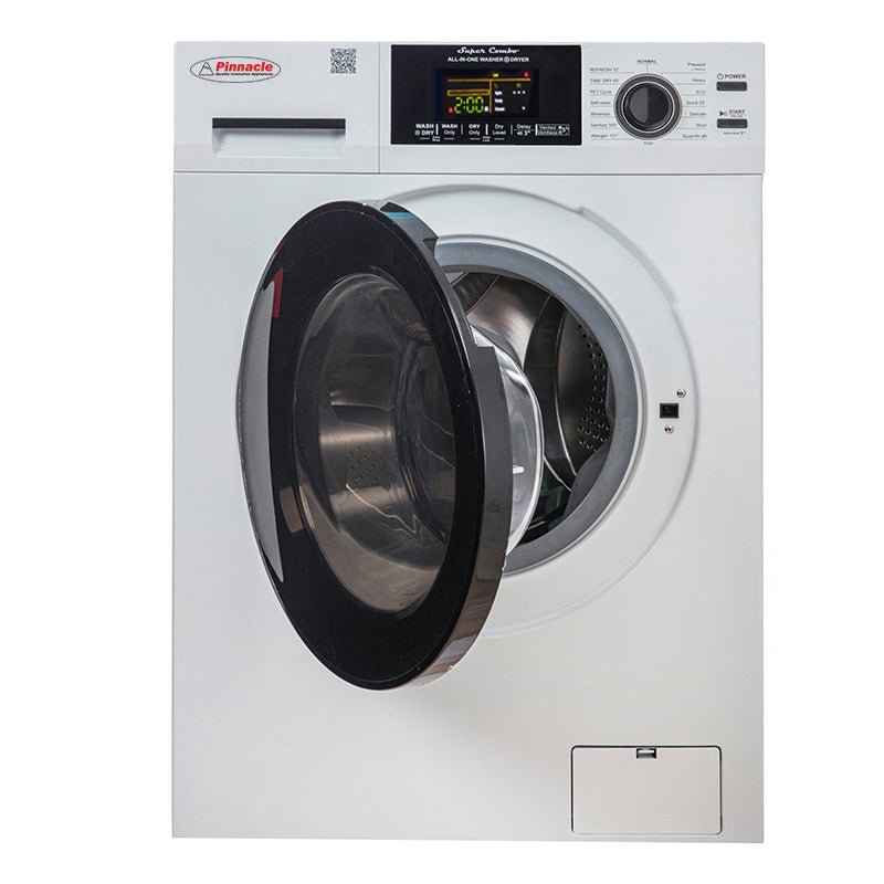 White 15 lb Washer Dryer Combo – 110V, Convertible Drying 22-4600 L W