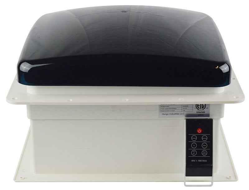 Heng’s Roof Vent SV4113-G4 with Remote & Rain Sensor| Smoke Lid | Powered