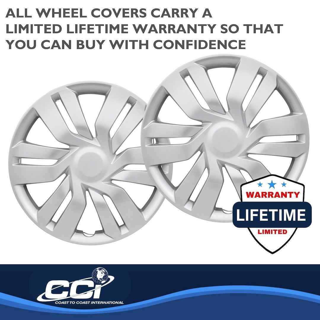 Coast To Coast 53415S Fit Silver Double-Spoke Covers