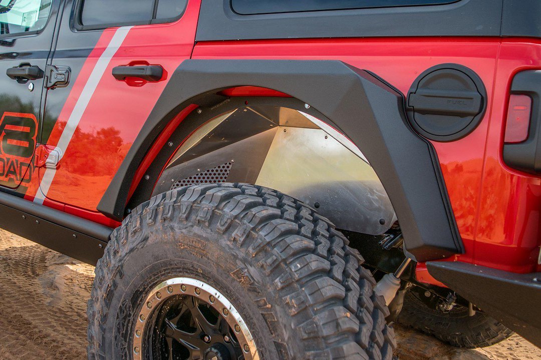 DV8 Offroad INFEND-03RB Rear Inner Fender Liners