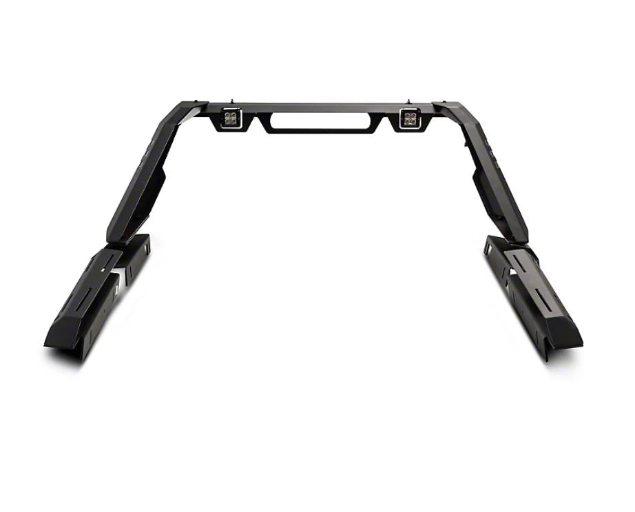 Black Horse Offroad VIRB08B Modular Powder Coated Steel Truck Bed Bar - image 3