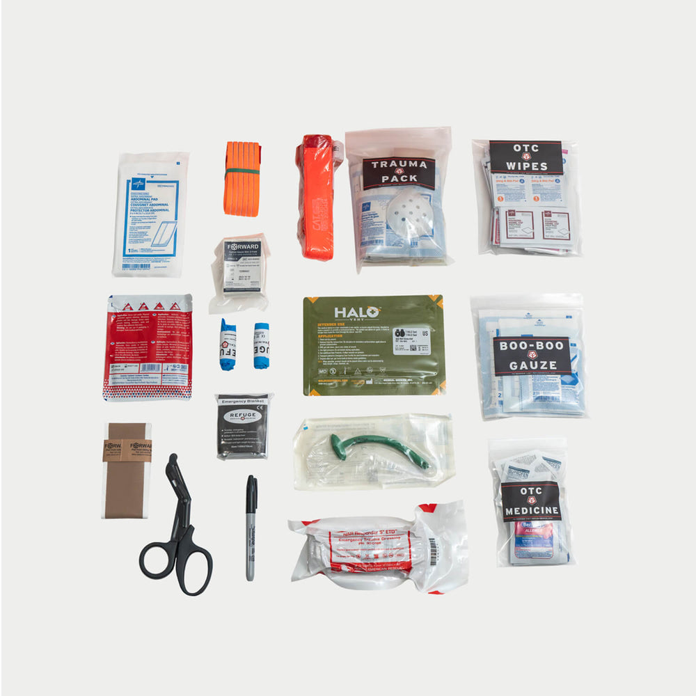 Decked A0131-IFAK-ORG 133-Piece First Aid Kit