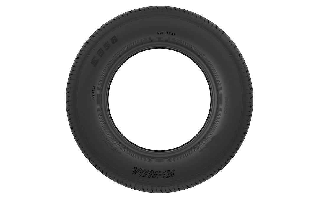 Americana ST205/75D14 Bias-Ply Tire and Black Modular Wheel Assembly