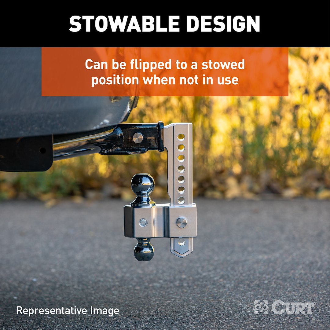 CURT 45365 Alumilite Adjustable Dual-Ball Mount - image 8