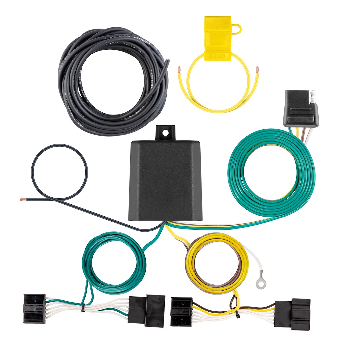 CURT 56533 Custom 4-Flat Vehicle Wiring Connector - image 1