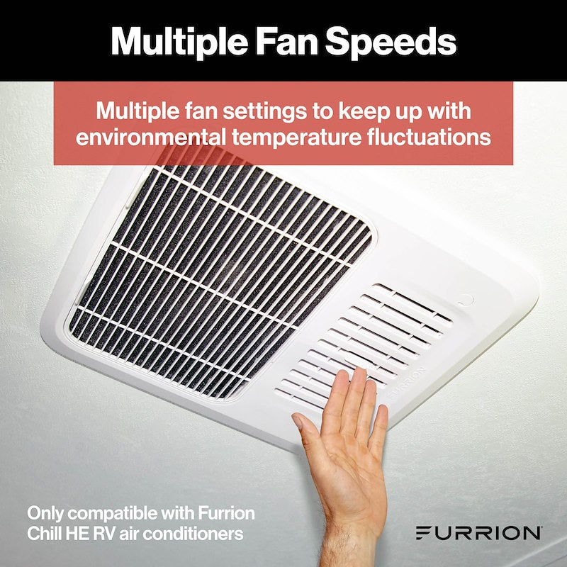 Furrion Chill HE Multi-Zone RV Wall Thermostat Black FACW12ESZA2-BL-AM