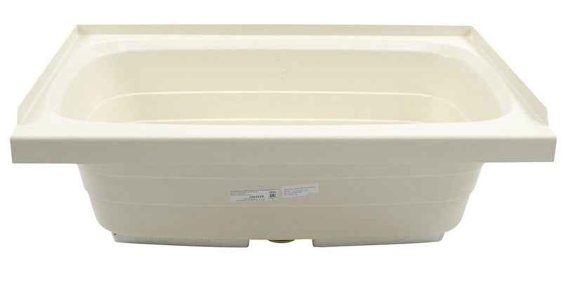 Lippert Better Bath 209369 24" x 36" RV Bathtub – Parchment ABS Tub