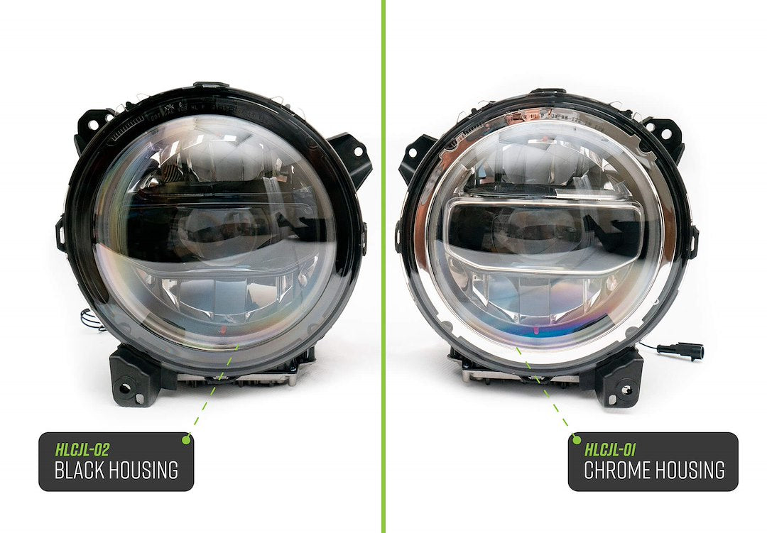 DV8 Offroad HLCJL-02 JL/JT LED Projector Headlights