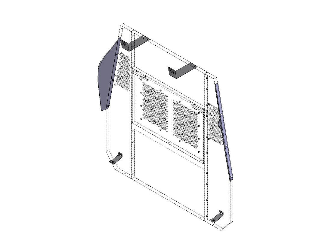 Havis Inc. P-Mfk-13 Medium-Roof Transit Partition Hardware