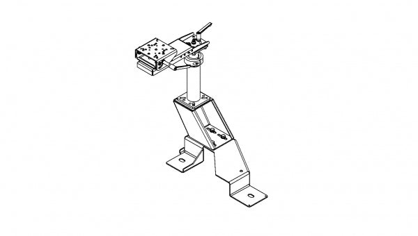 Havis Inc. Pkg-M-185 Fixed-Height Floor Laptop Mount