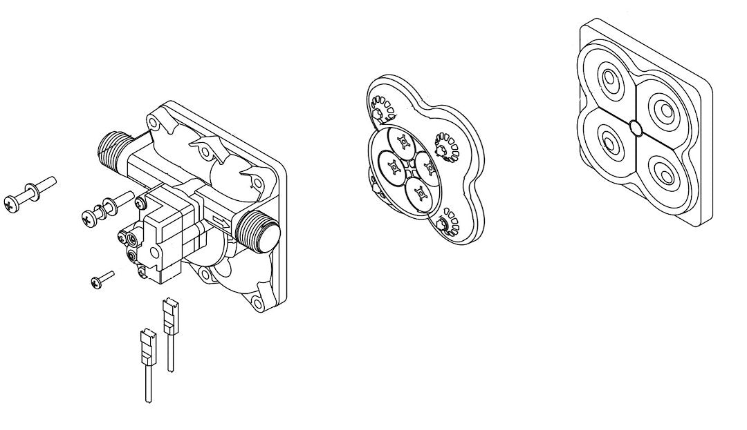 Shurflo 94-800-04 Fresh Water Pump Head Assembly