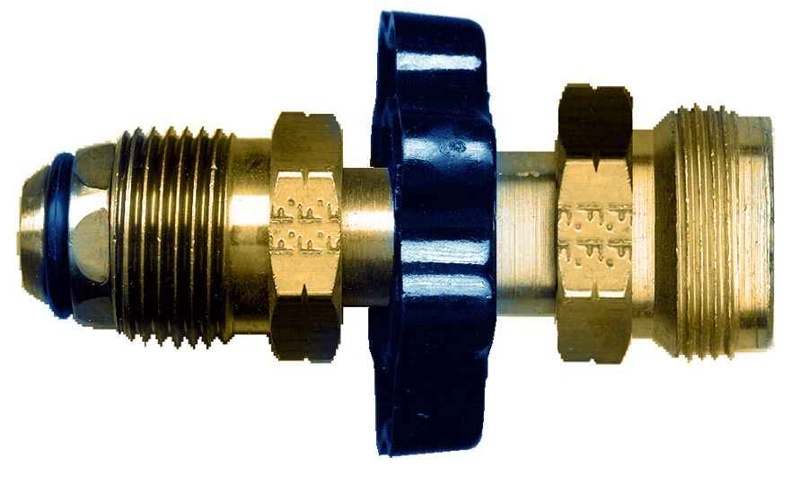 JR Products 07-30165 Propane Adapter Fitting - 1 in-20 Male Threads