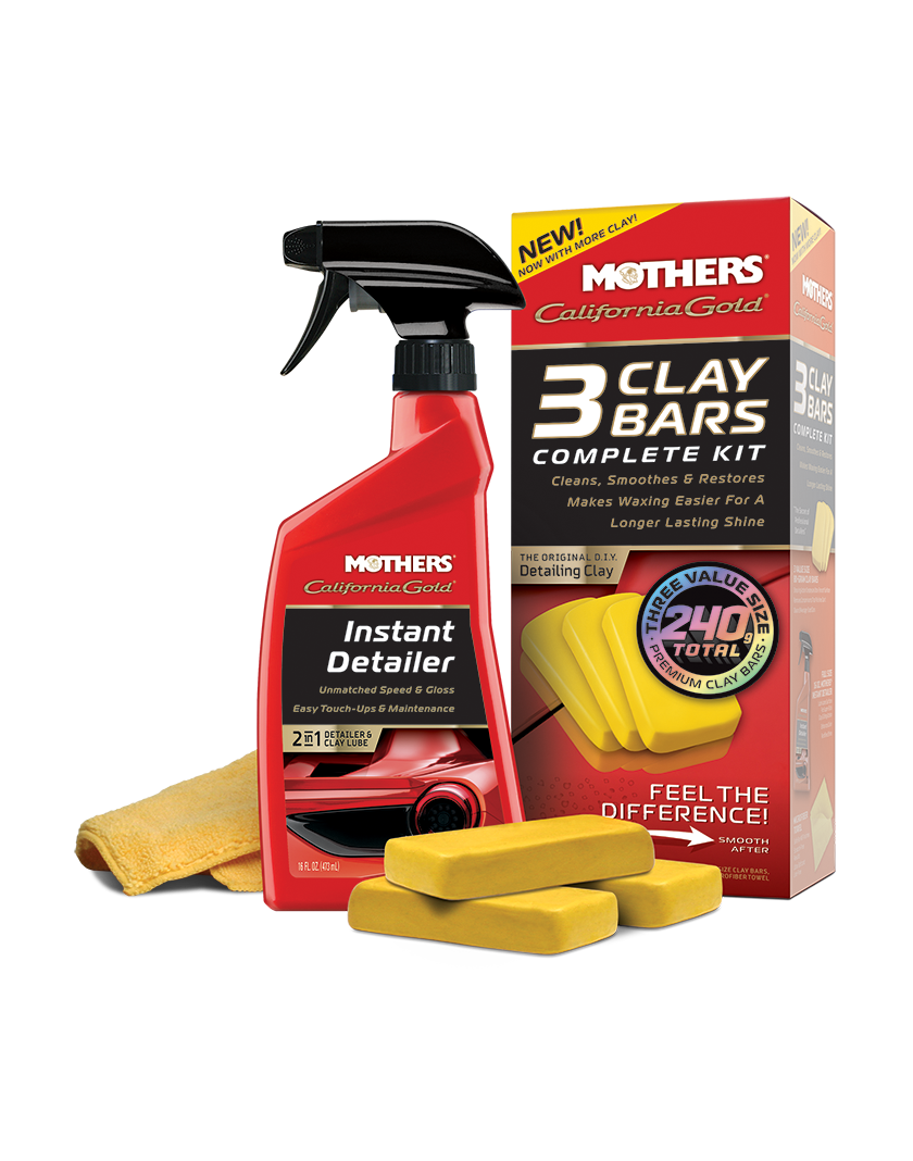 Mothers 07240 California Gold Clay Bar Restoration System