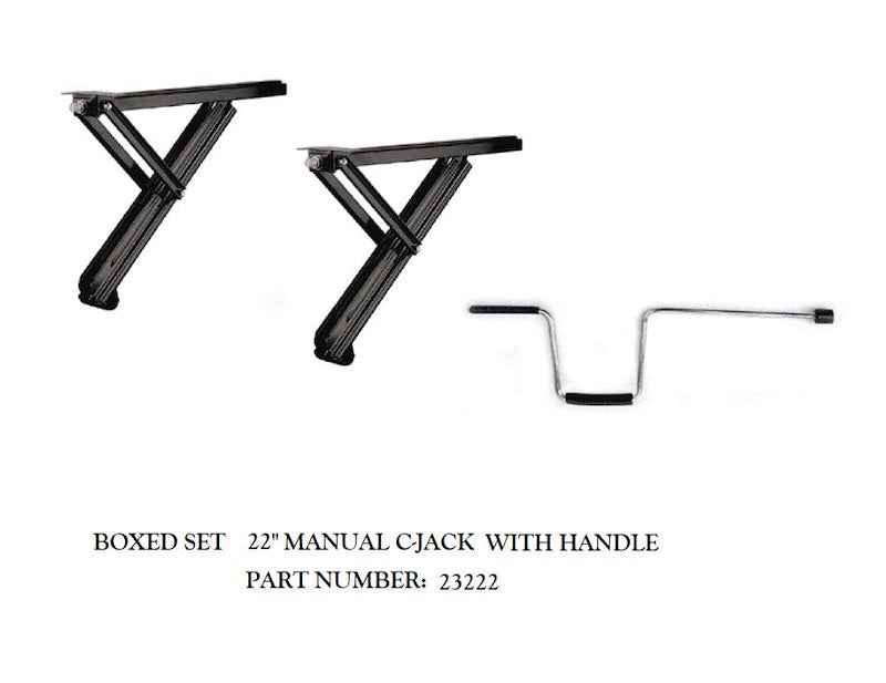 BAL RV 23222 Trailer Stabilizer Jack Stand - Cross Frame Stabilizer
