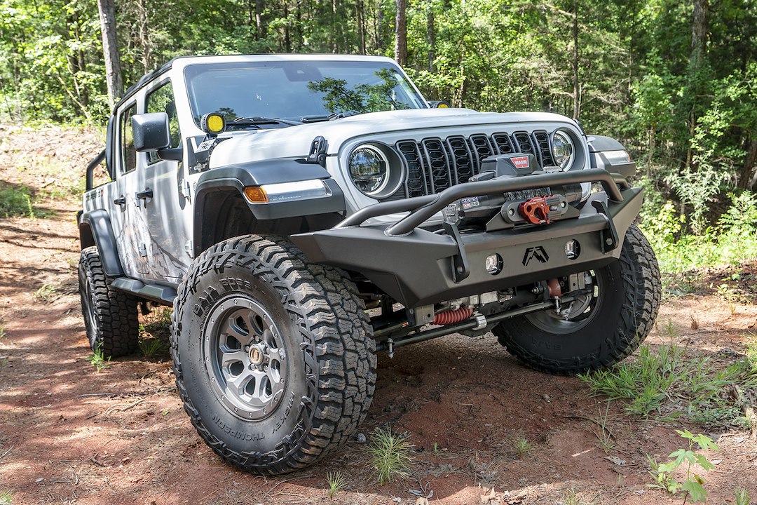 Fab Fours JL24-B5052-1 Three-Quarter-Width Winch Bumper