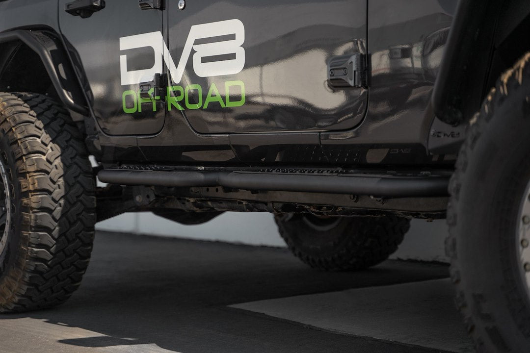DV8 Offroad SRJL-08 OE Plus Four-Door JL Step Bars