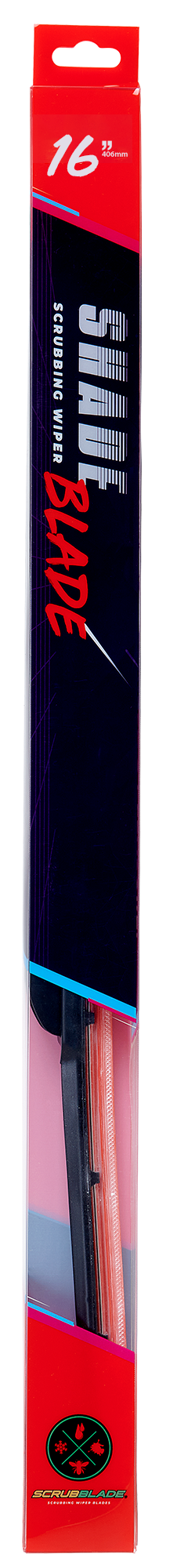 Scrubblade CBR1600 Red Silicone ShadeBlade Wiper