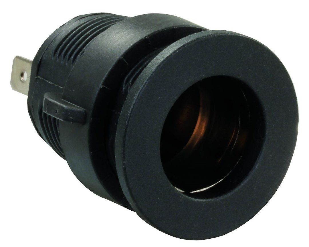 JR Products Power Port Socket (15105) – Color: Black