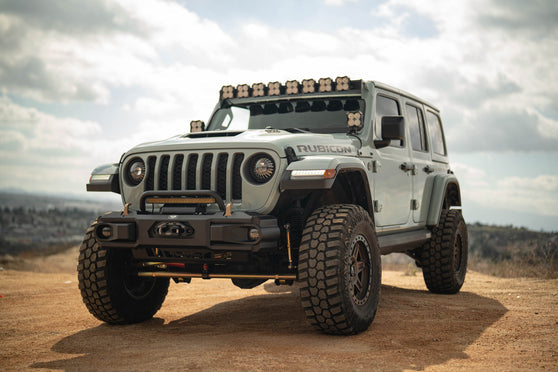DV8 Offroad FBJL-13 OE Plus Steel Front Bumper