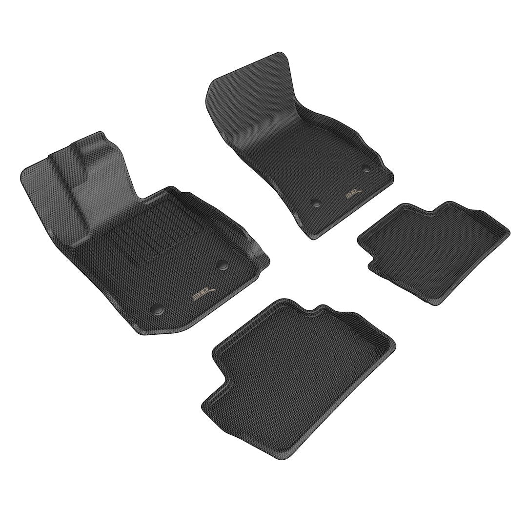 3D Mats KAGU Floor Liner Thermoplastic Rubber Of Carbon Fiber Texture L1BM12501509 - image 1
