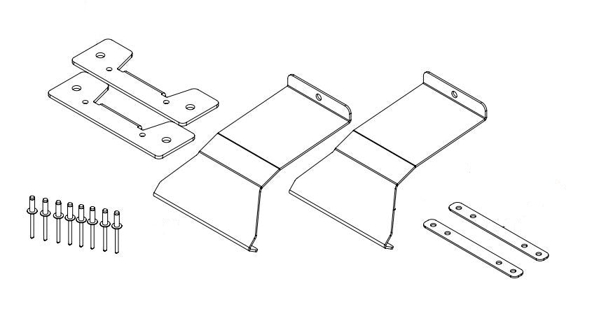 ECCO A1234rmk Roof Mount Kit for 12 Series
