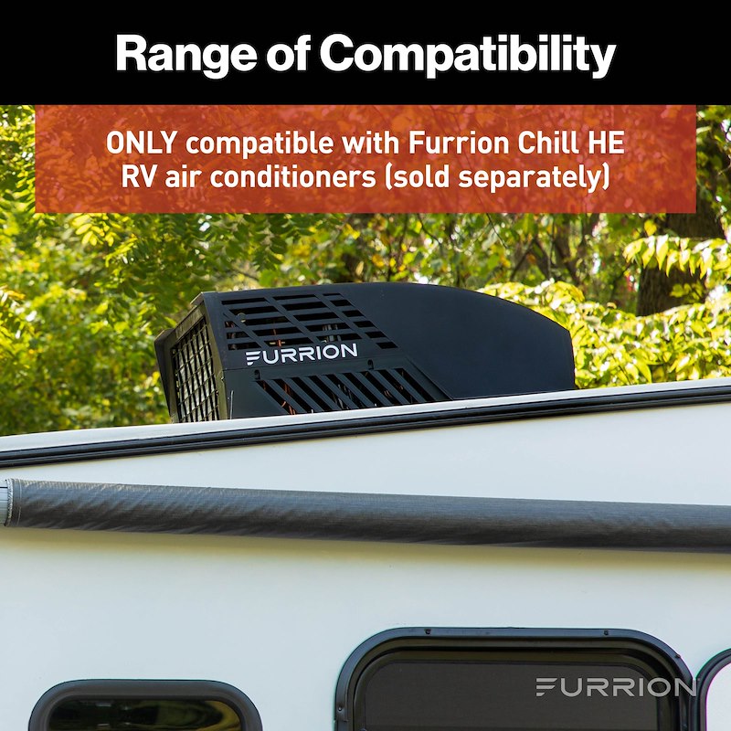 Furrion Chill HE Multi-Zone RV Wall Thermostat Black FACW12ESZA2-BL-AM