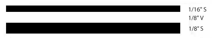 Trimbrite T0401 Black Multistripe Pinstripe Tape