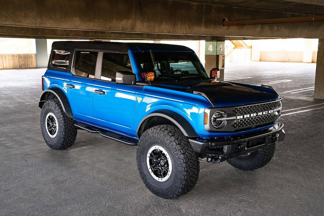 DV8 Offroad SRBR-02 OE Plus Bronco Round Step Bars