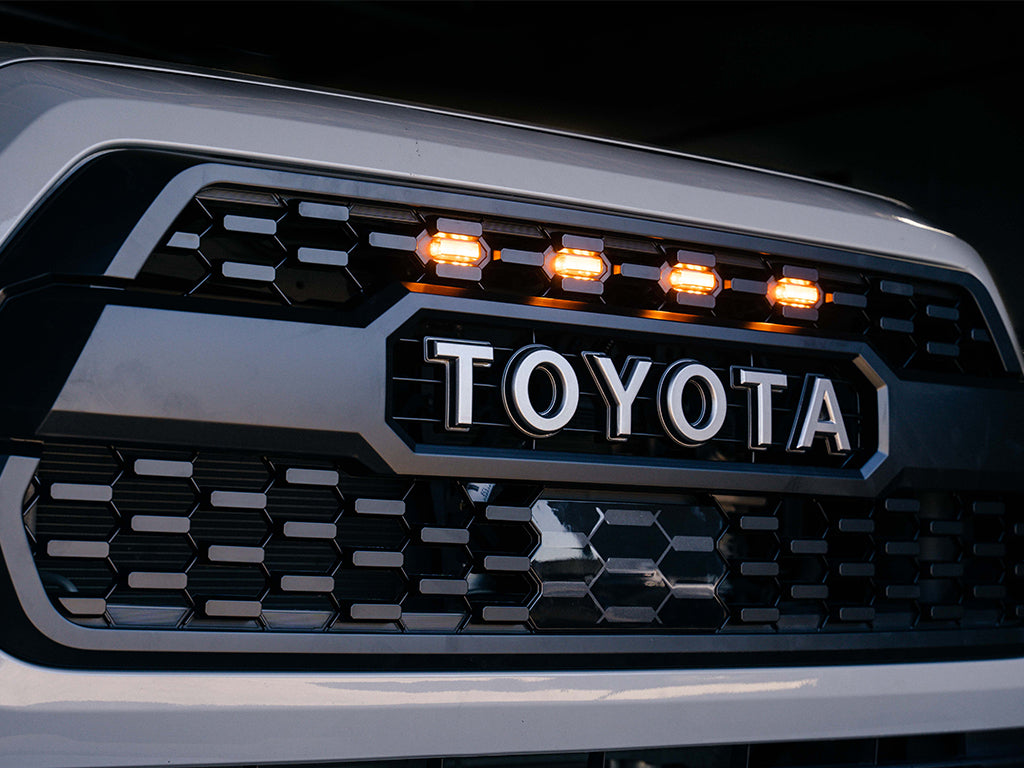 Cali Raised LED CR3688 Amber Tacoma Grille Lights, Four - image 8