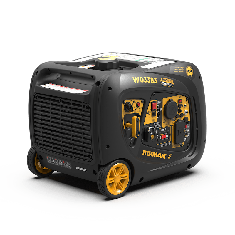 Whisper W03383 Inverter Generator - 3650W, Gasoline, Electric/Remote Start, Portable