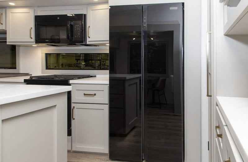Furrion Arctic FCR16DCASA-BG 12V RV DC Fridge – 15.6 Cu. Ft. Side-by-Side
