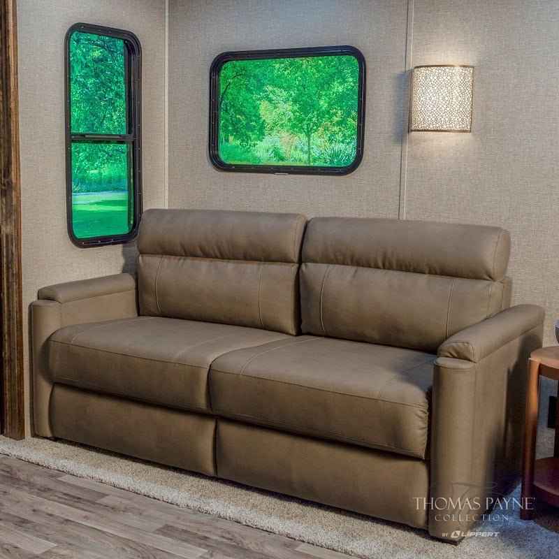 Thomas Payne Tri-Fold RV Sofa – Grummond Tan, 72"