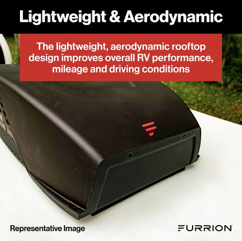 Furrion Chill HE Rooftop RV A/C 13500 BTU Black FACR13HESA2-BL-AM
