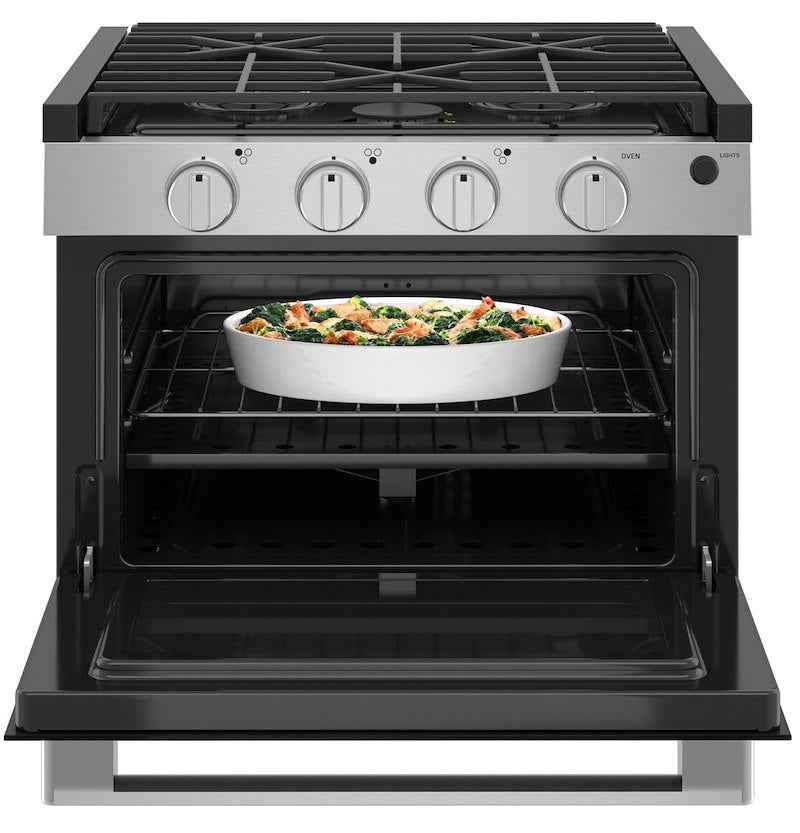 GE Profile PLD617RWSS RV Drop-In Range 17" 3 Burner Propane Stove with Oven