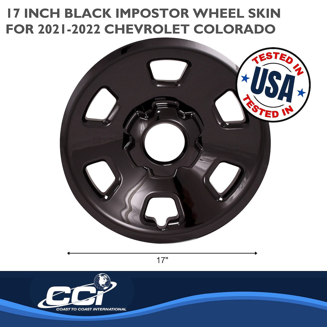 Coast To Coast IMP102BLK Black Colorado WT Impostor Wheel Skin - image 2