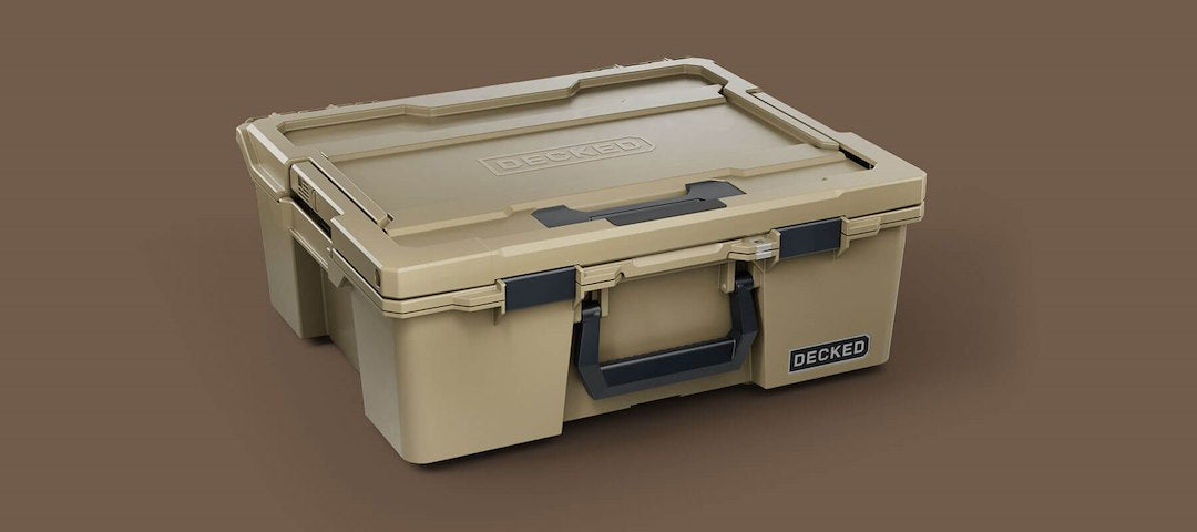 Decked A0020-HRAK-TAN Halfrack 32 Tan Portable Organizer