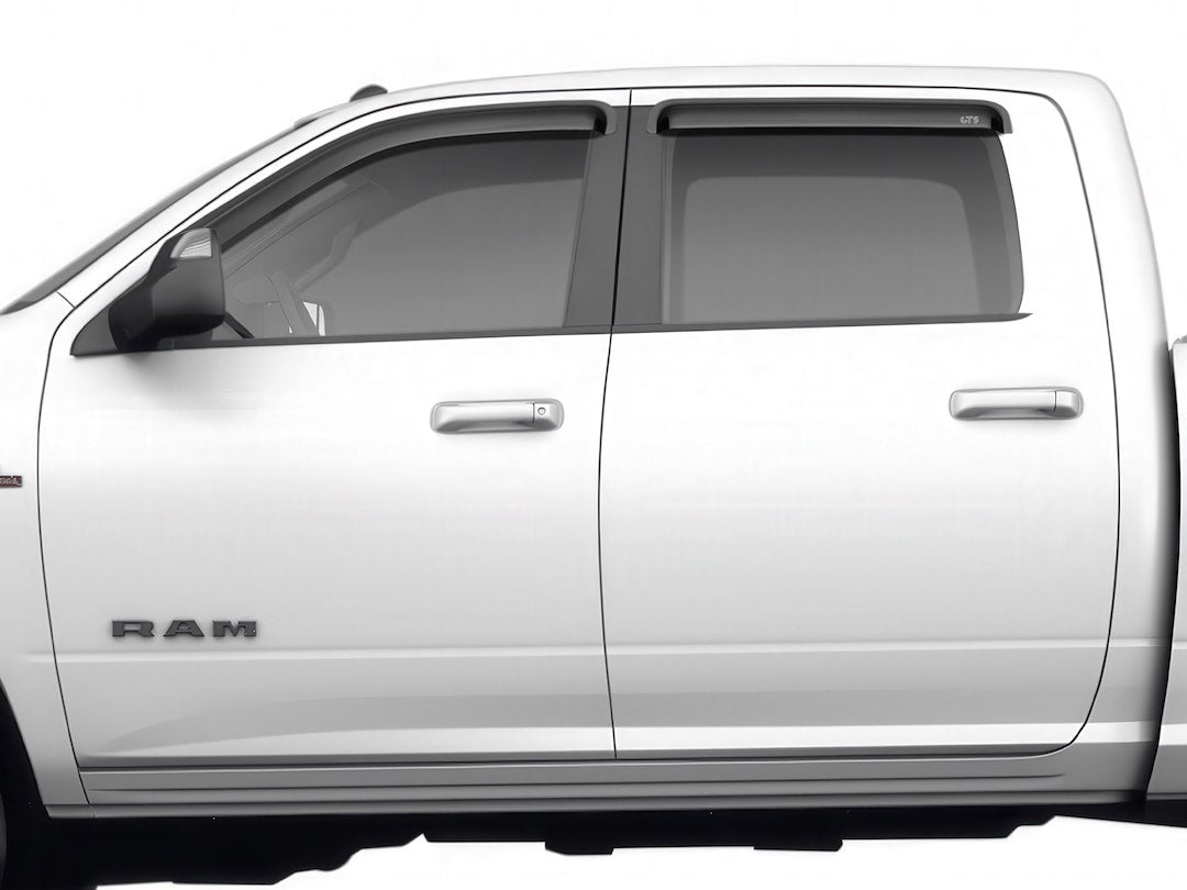 GT Styling 88423 Smoke Front and Rear Window Ventgards