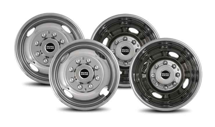 Pacific Dualies 39-1658 Wheel Simulators - 16.5 in 8 Lug