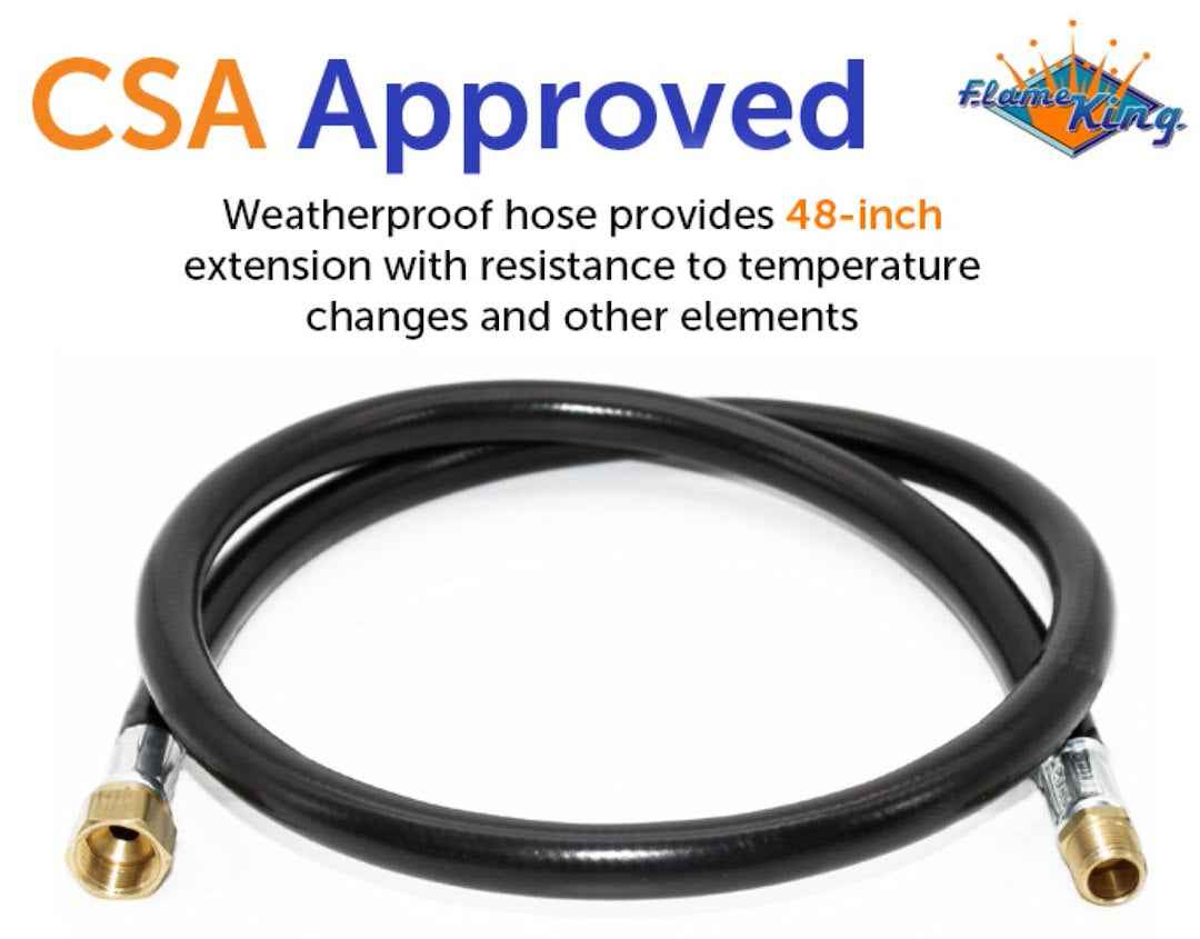 Flame King 10038348 Propane Hose - 48 in