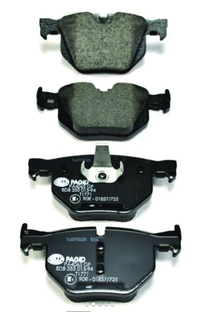 Hella Pagid 355013941 Low-Metallic Disc Brake Pad